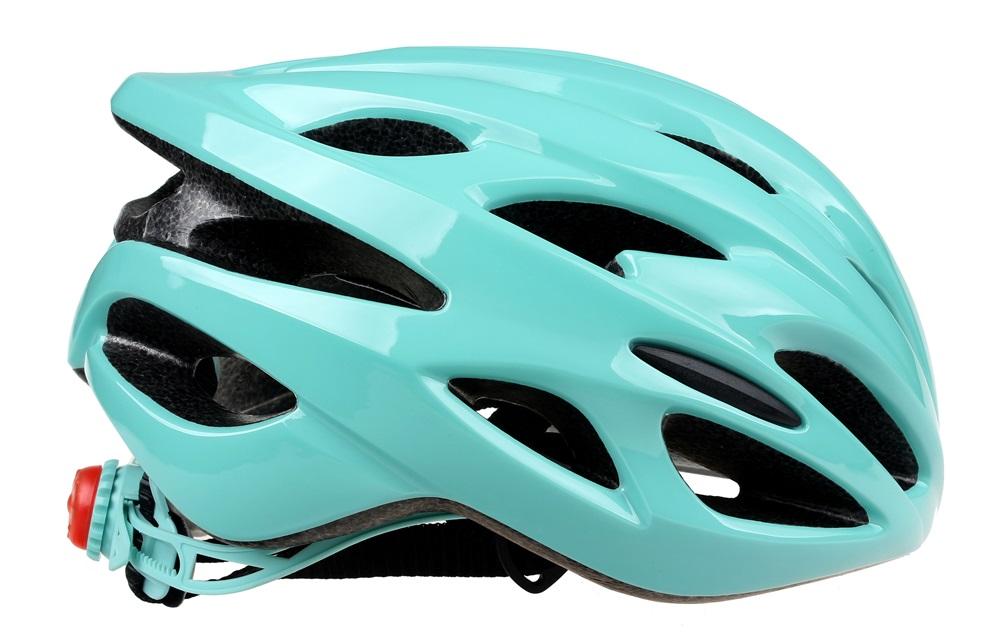 Casco da bicicletta da strada per adulti colorato all'aperto con luce a led