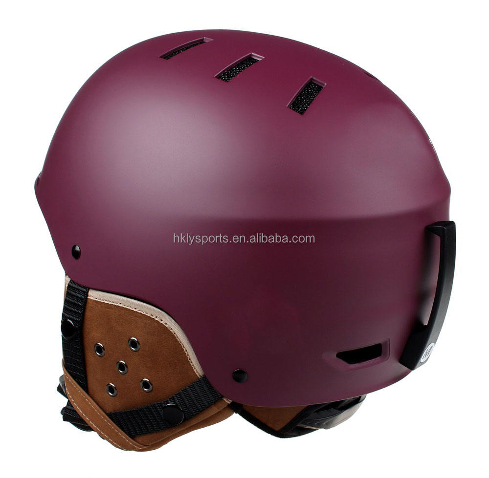 Casco da sci in ABS Casco protettivo per pattinaggio su ghiaccio per sport sulla neve con approvazione CE ASTM