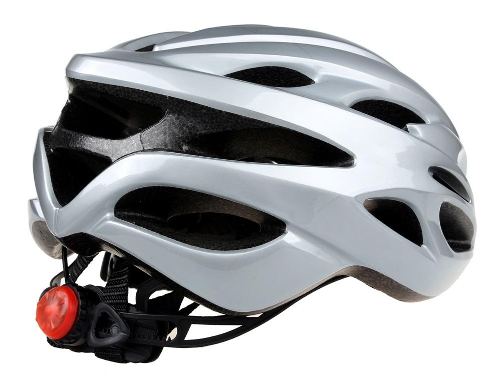 Casco da bici CE CPSC, casco da ciclismo per adulti con quadrante regolabile con luce sicura e 24 prese d'aria, casco da bicicletta da montagna