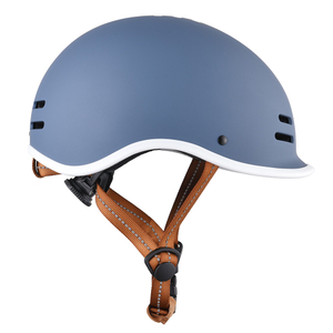 Casco da pattinaggio per adulti certificato CE all'ingrosso Casco da skateboard per scooter elettrico di sicurezza per adulto blu