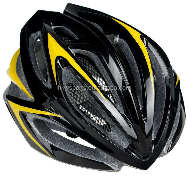 Casco da bici nero standard CE/CPSC, casco alla moda