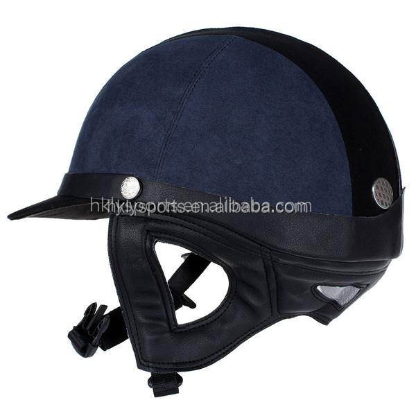 Casco equestre da equitazione Shengtao LY28 di alta qualità con calotta in ABS rivestito in super fibra