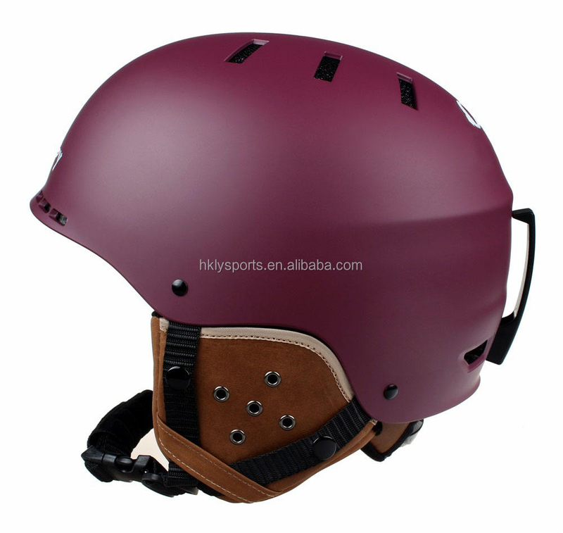 Casco da sci in ABS Casco protettivo per pattinaggio su ghiaccio per sport sulla neve con approvazione CE ASTM