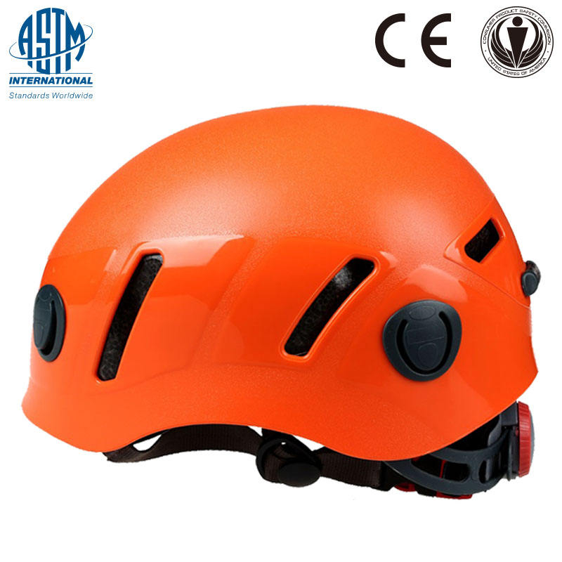 Sicurezza ABS EN12492 Casco da arrampicata su roccia, casco da montagna, casco da ingegneria