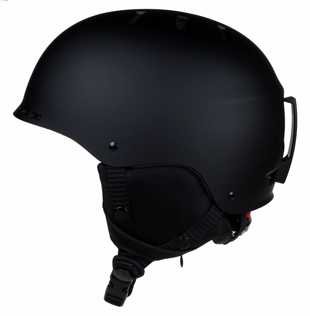Casco da sci protettivo morbido in ABS disponibile OEM di nuova moda con mini visiera