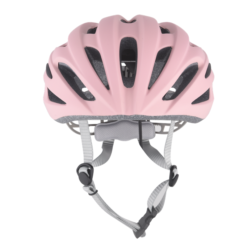 Casco da bici da strada certificato Casco da bicicletta per adulti in schiuma regolabile con luce di sicurezza a LED