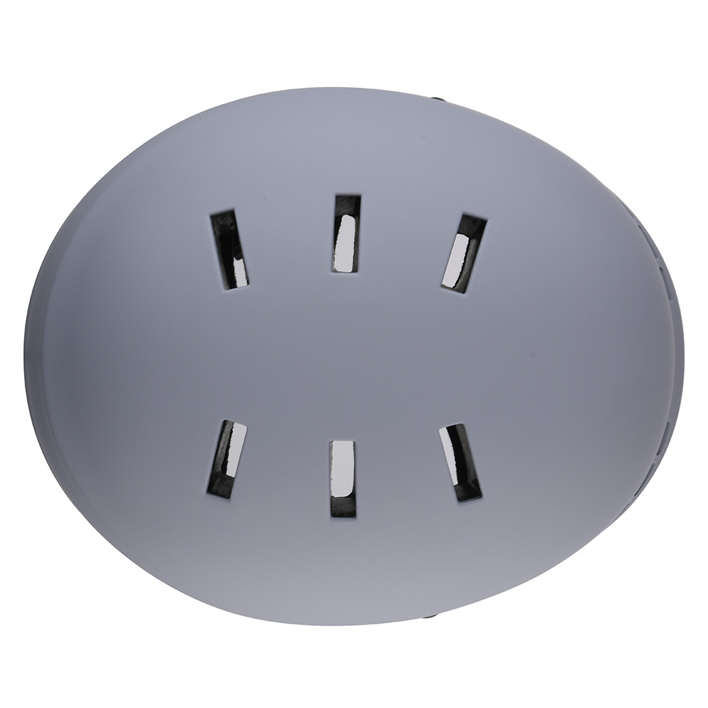 Casco da pattinaggio per bicicletta da skateboard in ABS di sicurezza CE / CPSC grigio