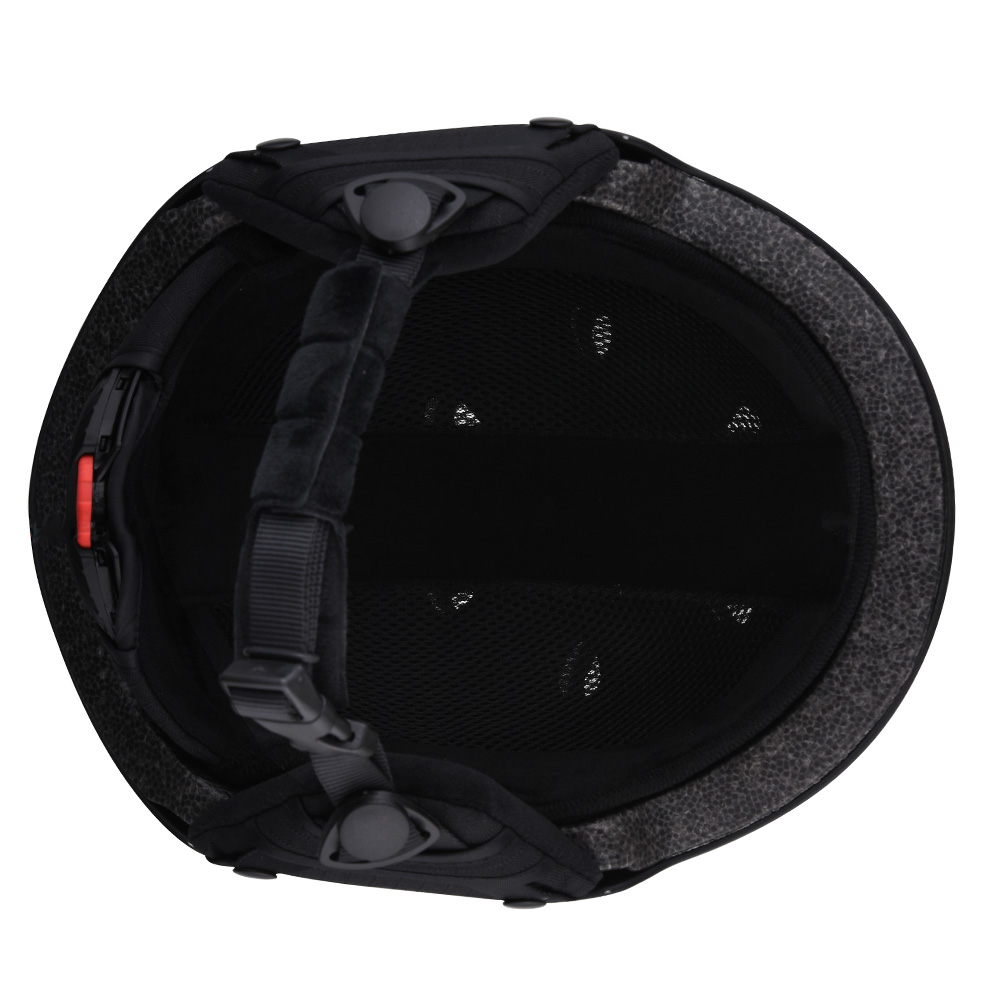 Casco da sci da neve con calotta in ABS certificato CE Casco da sci rosso