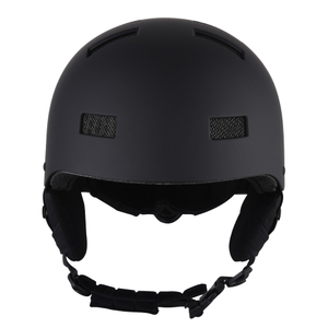 Sci invernale professionale all'aperto Snowboard rimovibile Casco da sci da neve con certificazione CE ASTM Sicurezza per uomo, donna, gioventù Caschi da sci neri