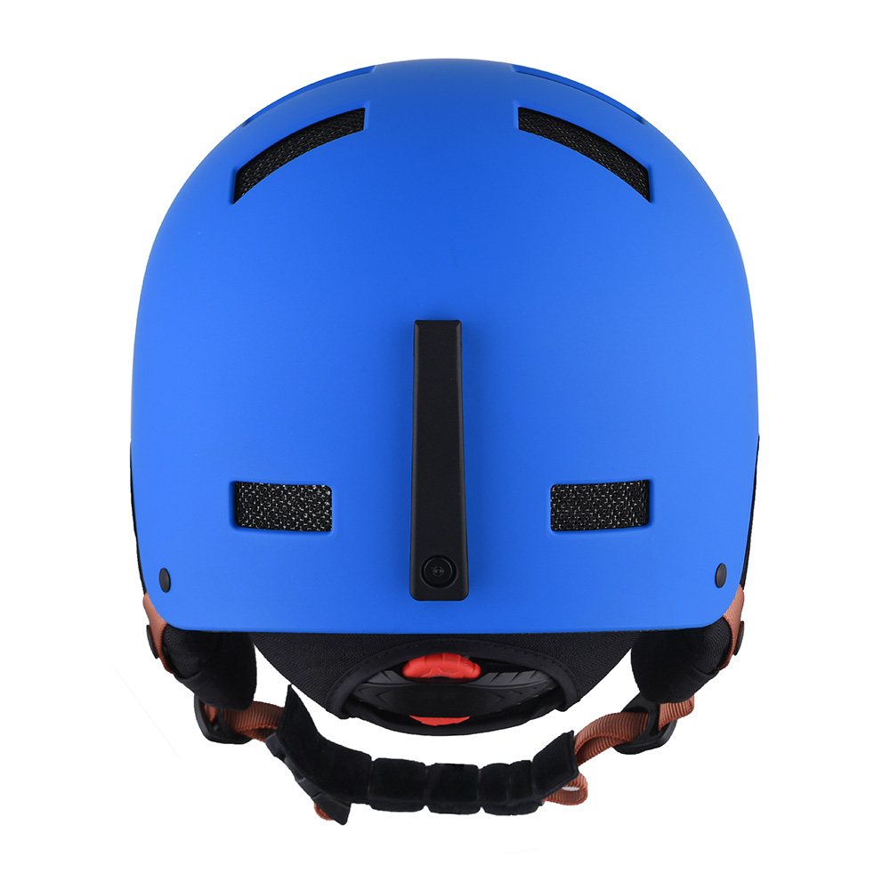 Sci invernale professionale all'aperto Snowboard rimovibile Casco da sci da neve con certificazione CE ASTM Sicurezza per uomo, donna, gioventù Caschi da sci blu