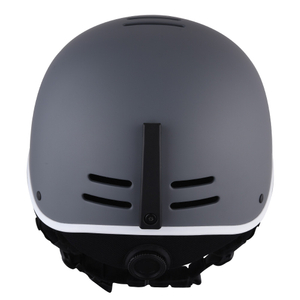 Casco da sci per adulti certificato CE all'ingrosso Casco da sci per scooter elettrico di sicurezza per snowboard per adulti Grigio