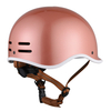 Casco da pattinaggio per adulti certificato CE all'ingrosso Casco da skateboard per scooter elettrico di sicurezza per skateboard per adulti Rosso