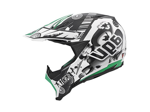 Casco da motociclista per tre