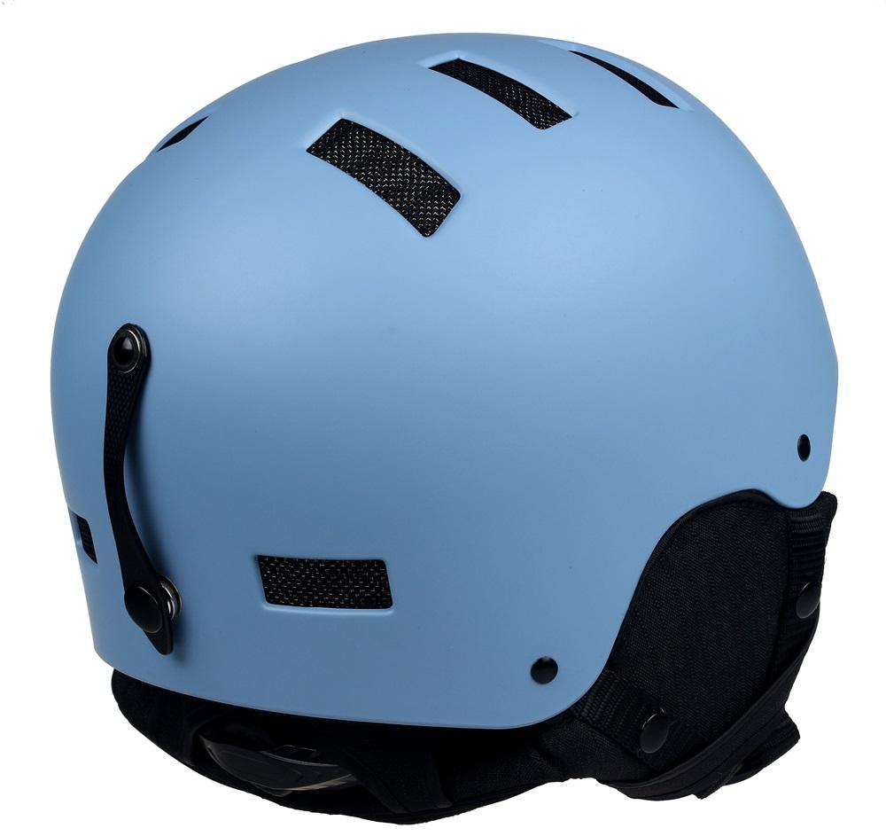 Casco da sci Casco da skateboard con paraorecchie staccabile e fodera da neve per bambini adulti unisex, CE e ASTM