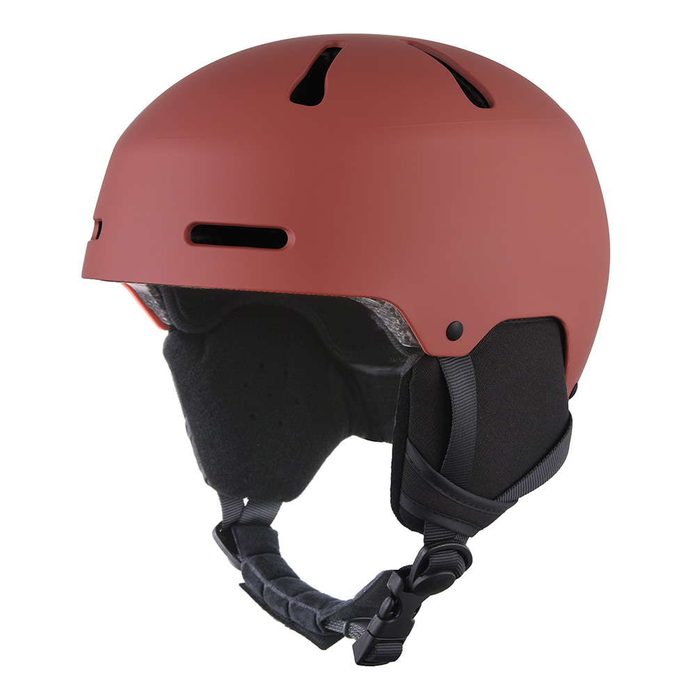 Caschi da snowboard per sport sulla neve per adolescenti e adulti e casco da sci all'aperto rosso