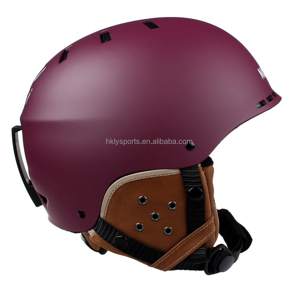 Casco da sci in ABS Casco protettivo per pattinaggio su ghiaccio per sport sulla neve con approvazione CE ASTM