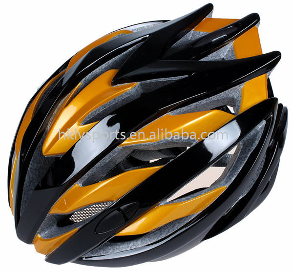 Nuovo design a 2 strati con stampa PC colorata di sicurezza per bicicletta/casco da ciclismo per adulti