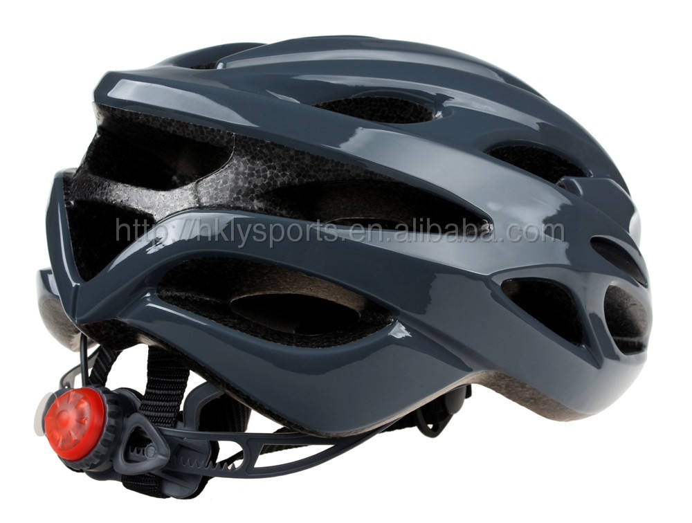 Casco da bici all'ingrosso Casco da bici per adulti alla moda con luce per bici a LED