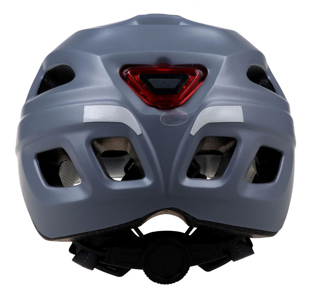 Casco da bici leggero di sicurezza per esterni Casco da bicicletta protettivo con luce a LED per adulti