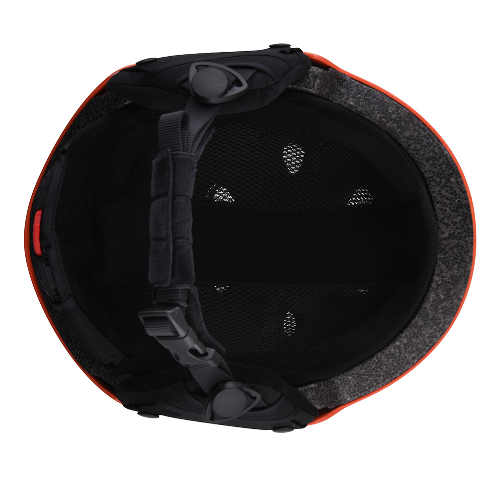 Casco da sci da neve con calotta in ABS con certificazione CE Casco da sci nero