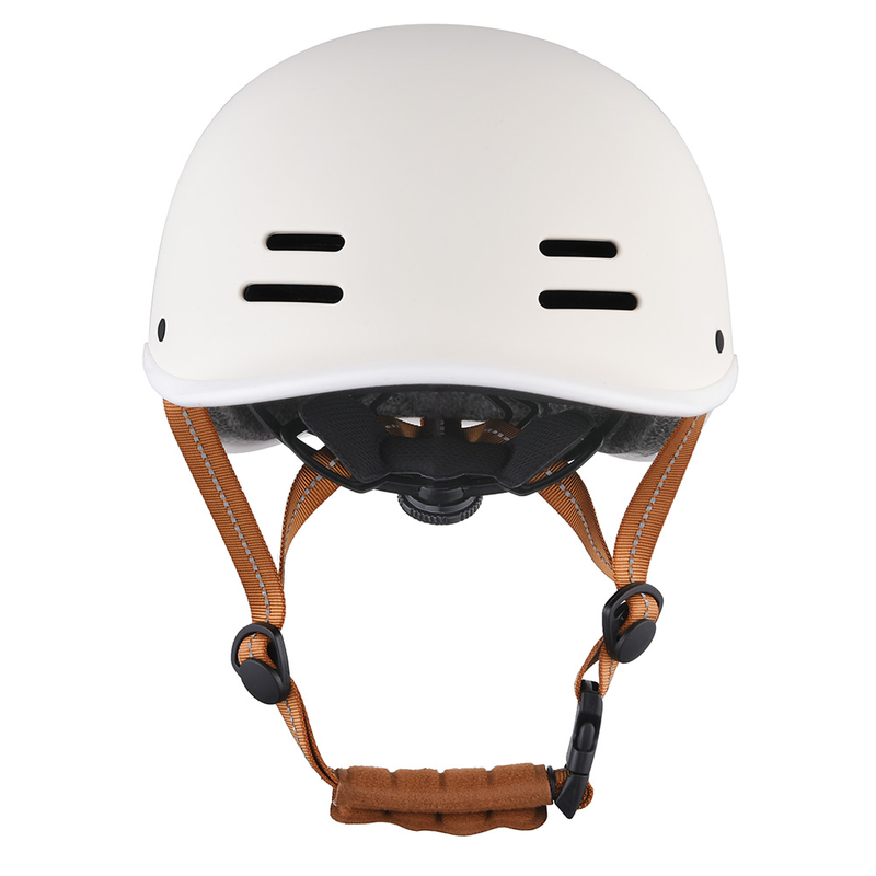 Casco da pattinaggio per adulti certificato CE all'ingrosso Casco da skate per scooter elettrico di sicurezza per skateboard per adulto bianco