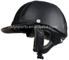 Casco da corsa per cavalli, ABS rivestito in pelle, con certificato CE