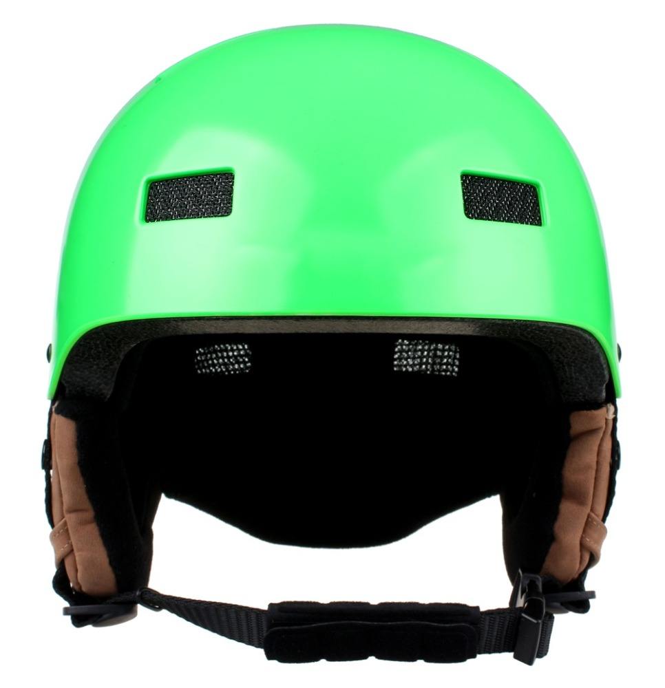 Casco da sci da snowboard in pelle personalizzato approvato CE ASTM