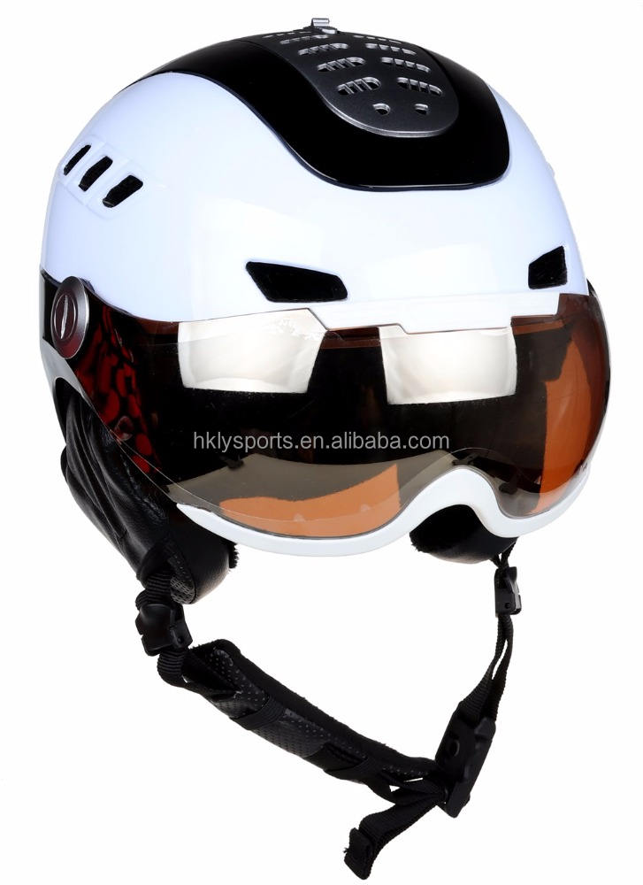 Sport invernali sulla neve Sci Pattinaggio Casco da sci per adulti in-mould con vetro