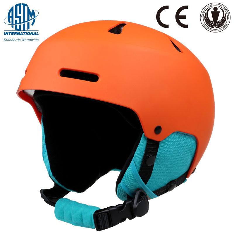 Casco da sci per bambini, cuscinetti auricolari rimovibili Casco da sci da snowboard, casco da pattinaggio invernale per bambini