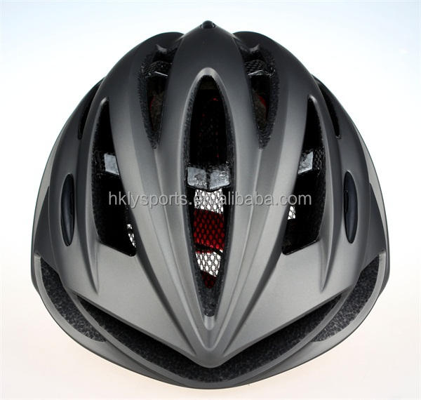 Casco sportivo In-mold Casco da bici in fibra di carbonio con guscio in PC e schiuma EPS