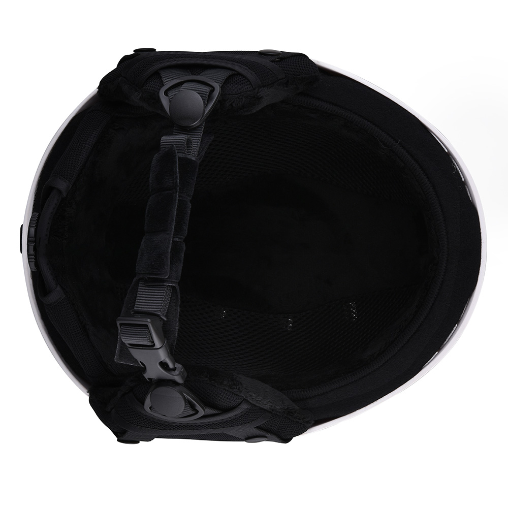 Casco da sci per attrezzatura sportiva da esterno omologato CE Casco da snowboard bianco