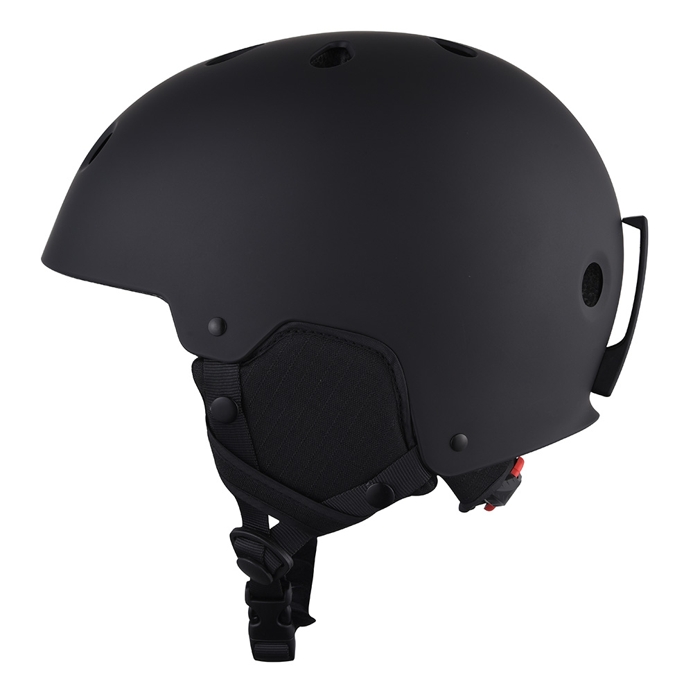 Casco da sci da neve con calotta in ABS con certificazione CE Casco da sci nero
