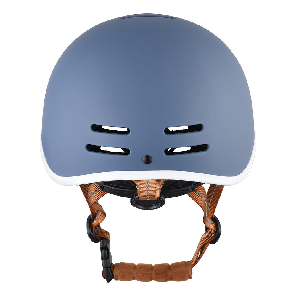 Casco da pattinaggio per adulti certificato CE all'ingrosso Casco da skateboard per scooter elettrico di sicurezza per adulto blu