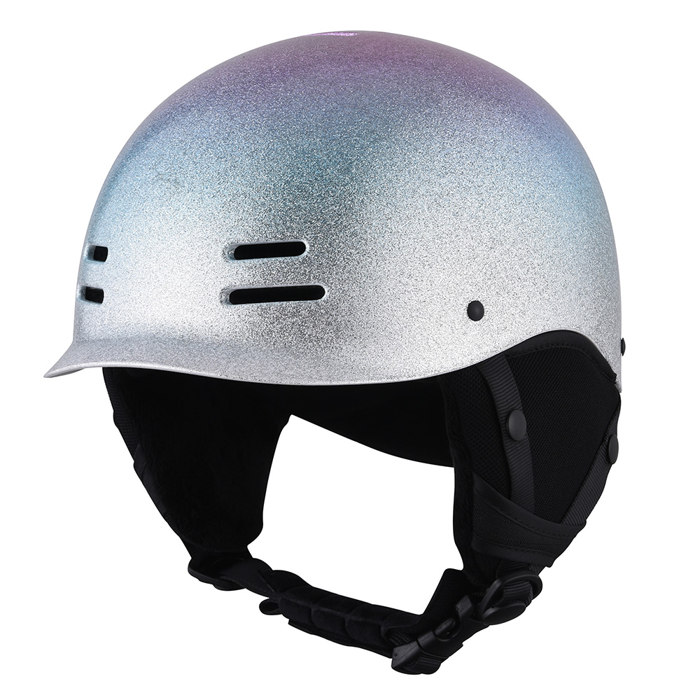 Casco da sci per adulti certificato CE all'ingrosso Casco da sci per scooter elettrico di sicurezza per sci per adulti Bianco