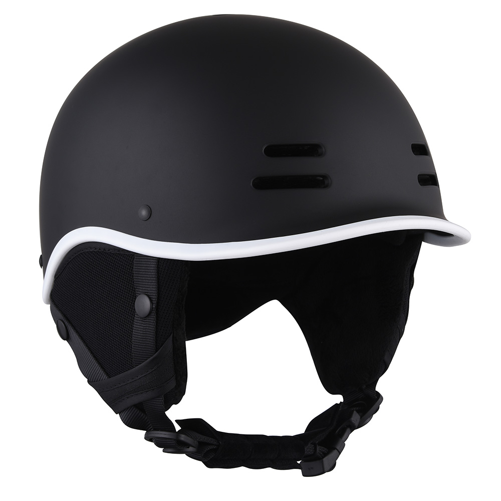 Casco da sci per adulti certificato all'ingrosso CE Skiboard Skiboard Safety Scooter Ski Board Casco per il nero adulto
