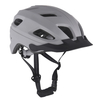 Nuovo casco da bici Casco da ciclismo in-mold per PC leggero a LED, Casco da bici da corsa su strada di montagna per sport sicuri per adulti Grigio