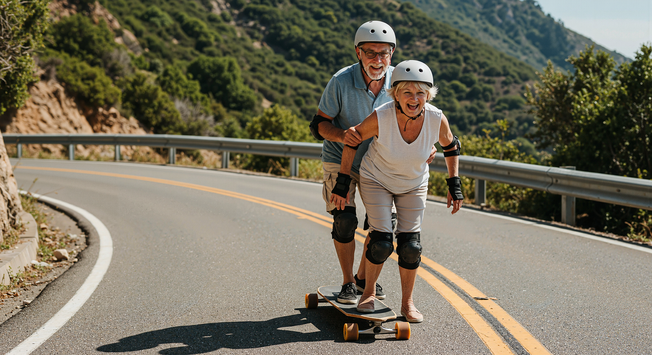 Casco longboard