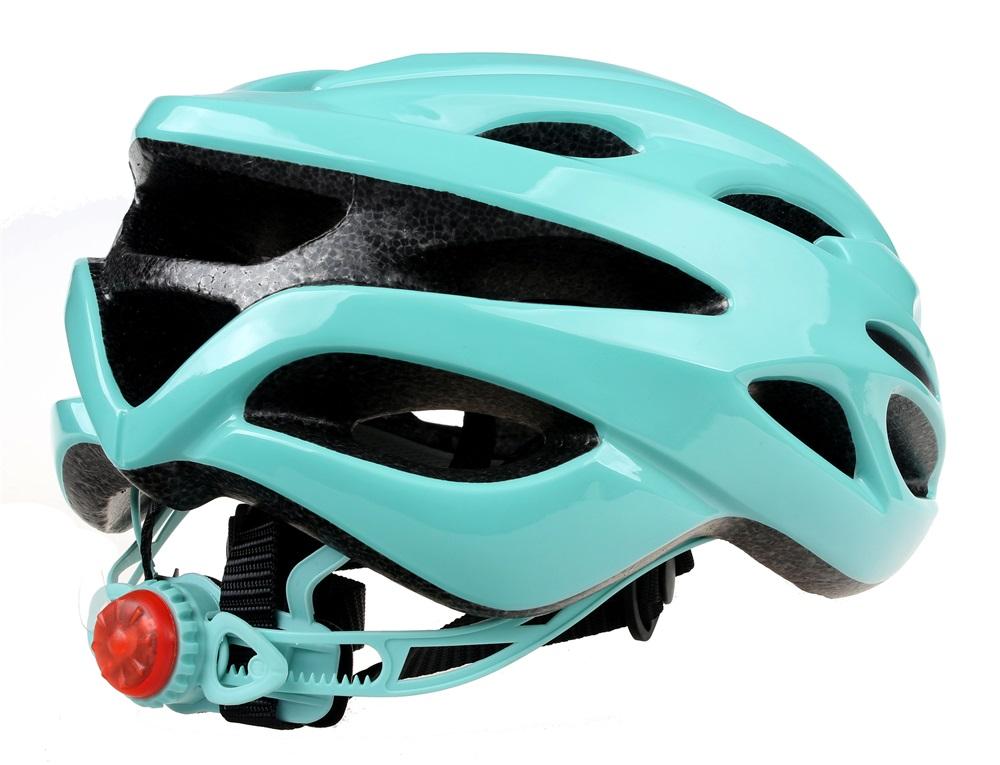 Casco da bicicletta da strada per adulti colorato all'aperto con luce a led