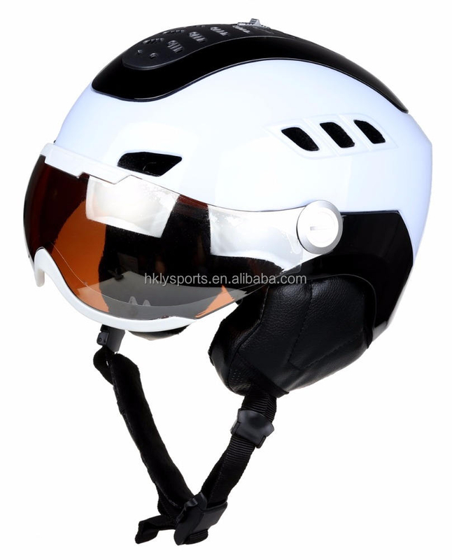 Sport invernali sulla neve Sci Pattinaggio Casco da sci per adulti in-mould con vetro