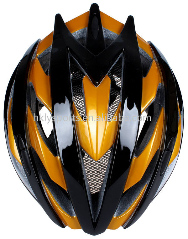 Nuovo design a 2 strati con stampa PC colorata di sicurezza per bicicletta/casco da ciclismo per adulti