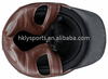 CASCO DA EQUITAZIONE DI SICUREZZA PER SCUOLA DI CAVALLO SPORTIVO RIVESTITO IN PELLE