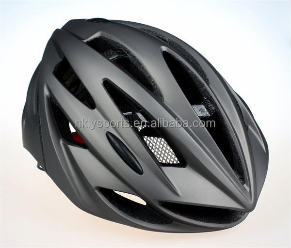 Casco sportivo In-mold Casco da bici in fibra di carbonio con guscio in PC e schiuma EPS