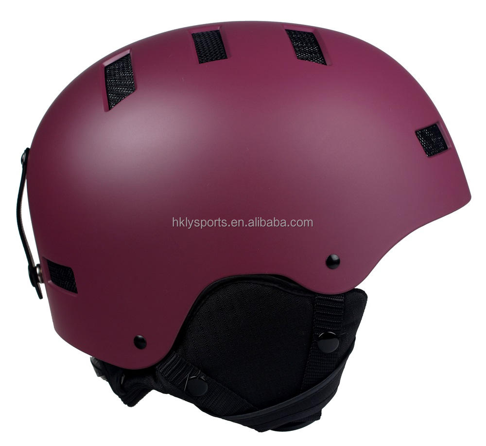 Calotta in ABS certificata CE ASTM con materiale di rivestimento in EPS e sci Casco da sci sportivo Casco per sport invernali Casco da sci Caschi da snowboard
