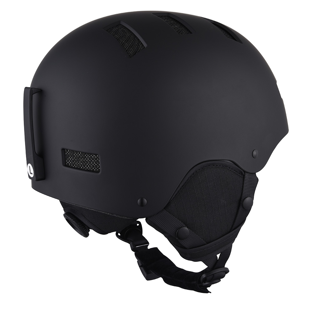 Sci invernale professionale all'aperto Snowboard rimovibile Casco da sci da neve con certificazione CE ASTM Sicurezza per uomo, donna, gioventù Caschi da sci neri