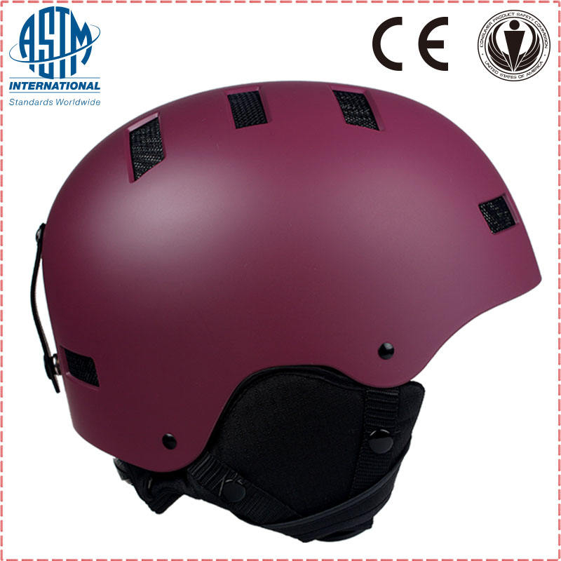 Casco da sci di vendita calda di nuovo design 2017, casco da snowboard popolare, fabbrica di caschi da skateboard per adulti