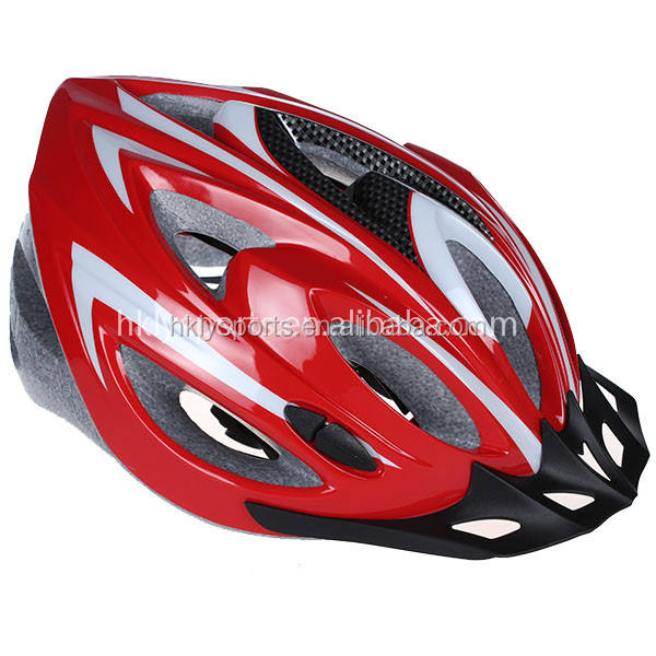 Casco da ciclista in PVC di produzione cinese in vendita, casco da mountain bike