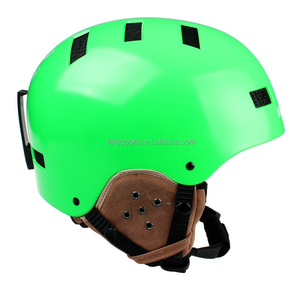 Casco da sci in pelle Casco da snowboard ABS Casco OEM