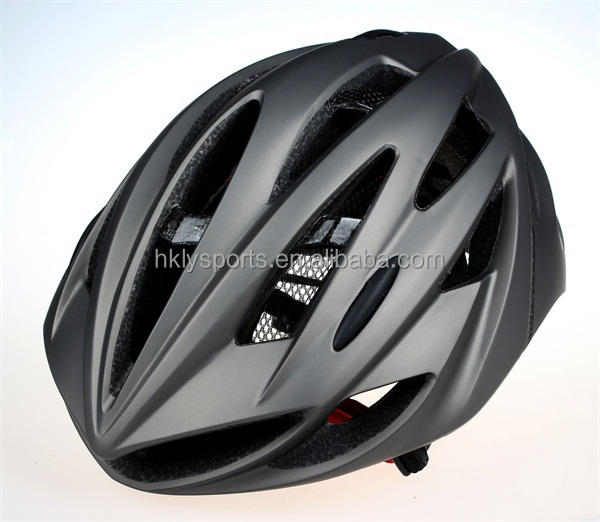 Casco sportivo In-mold Casco da bici in fibra di carbonio con guscio in PC e schiuma EPS