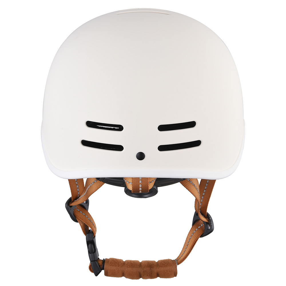 Casco da pattinaggio per adulti certificato CE all'ingrosso Casco da skate per scooter elettrico di sicurezza per skateboard per adulto bianco
