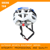 Casco da bicicletta classico bianco blu, casco da ciclismo leggero